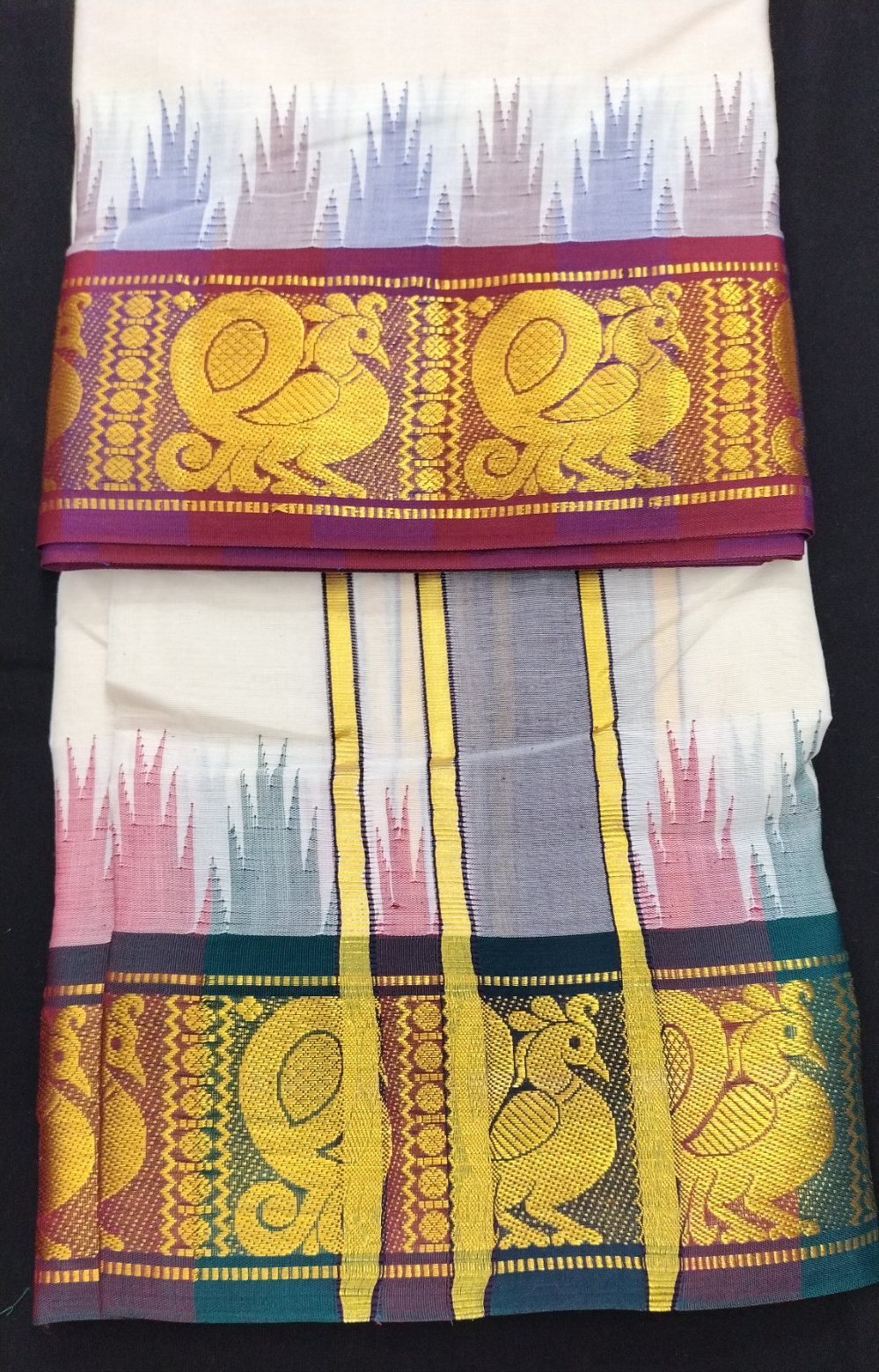 Pure cotton Muhurtham dhoti 9*5