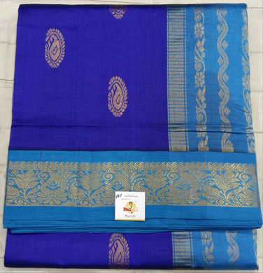 Semi Silk cotton Korvai Madisar