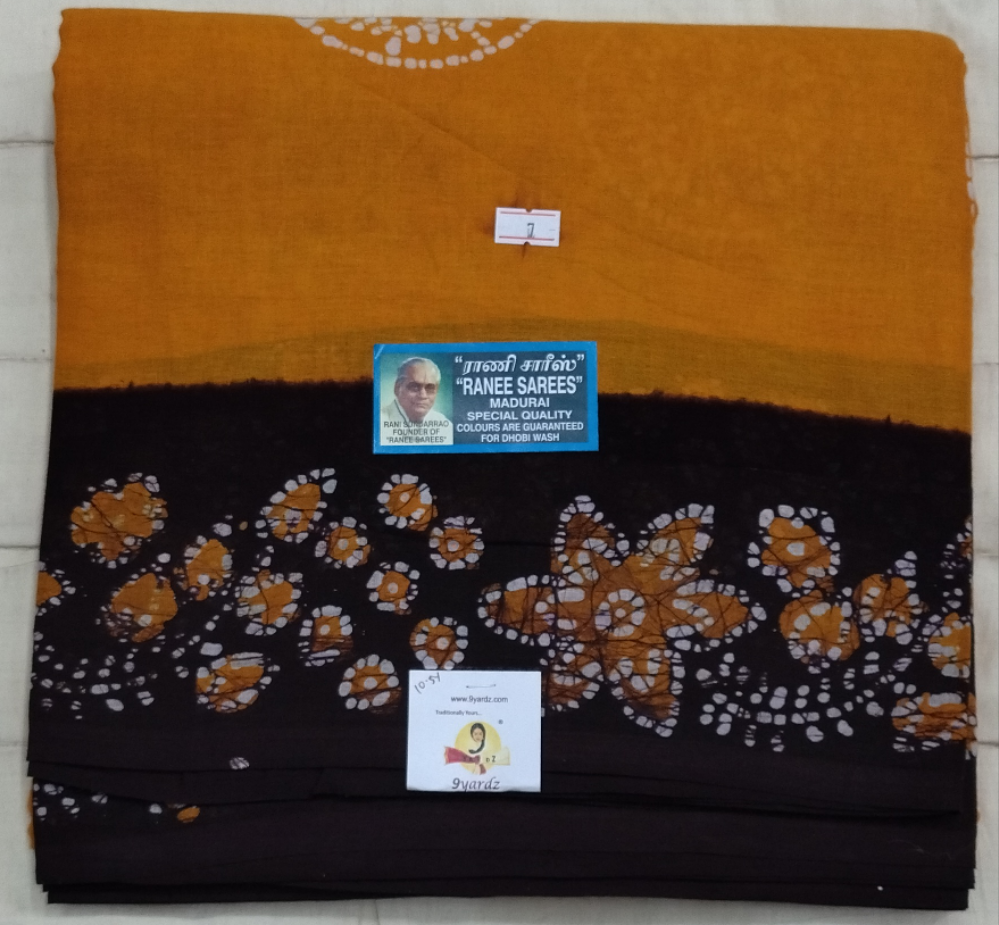 Ranee voyal saree 10.5yardz(9.5mtrs)
