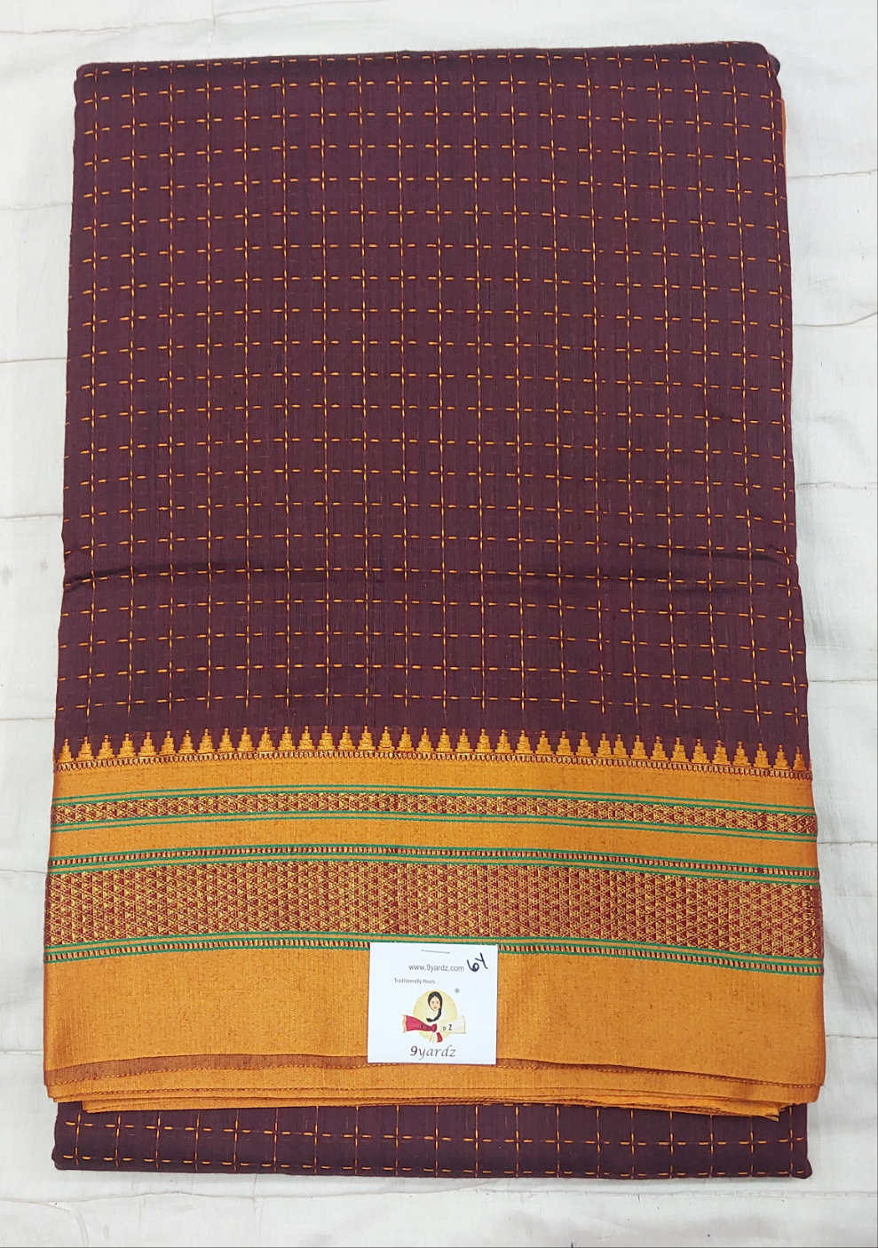 Ikkal embossed sarees 6yardz