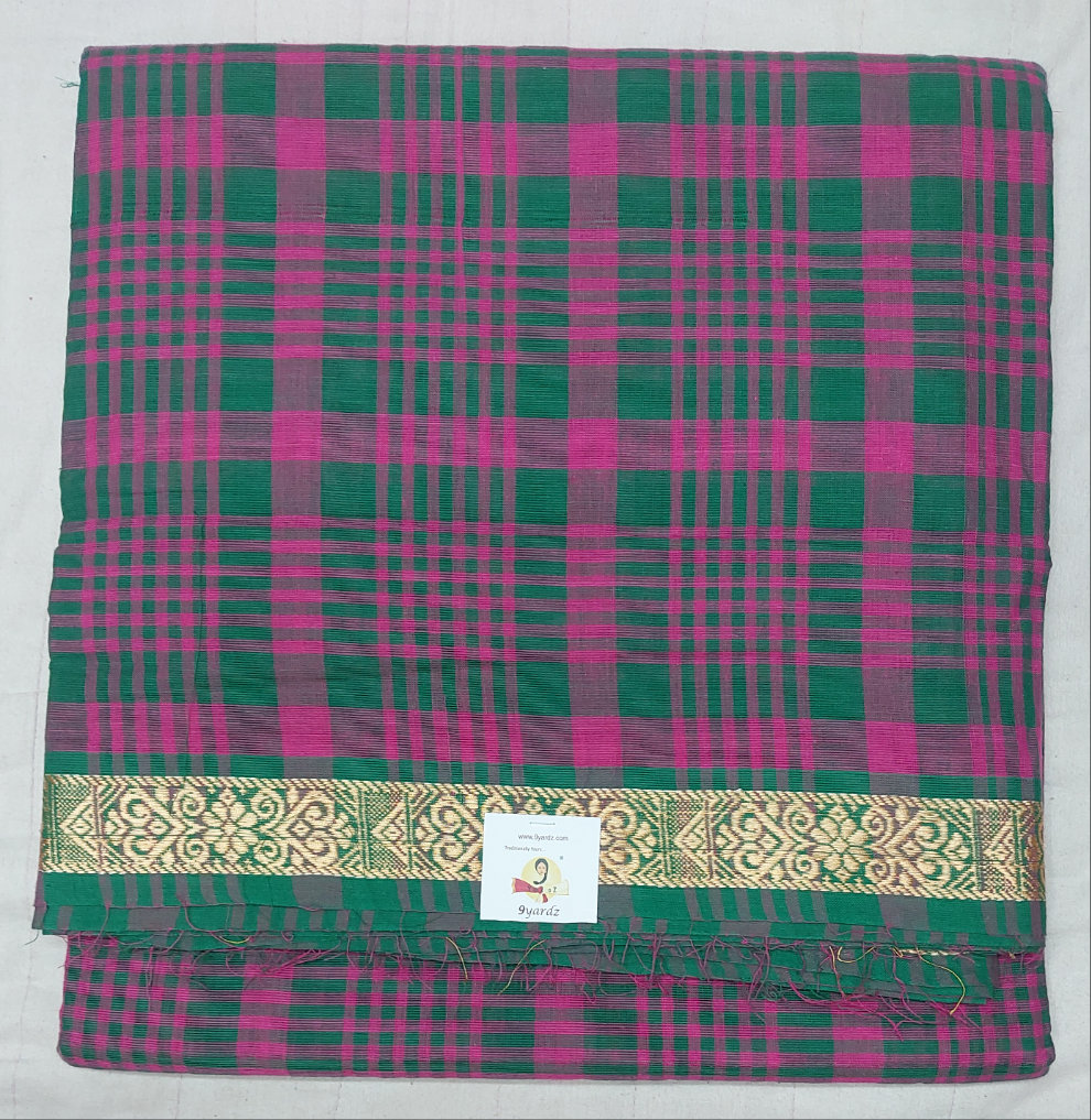 Chettinadu / Karaikudi cotton 10.5 yards madisar