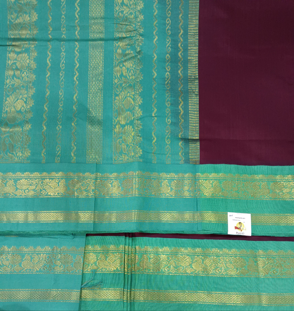 Semi Silk cotton Korvai Madisar