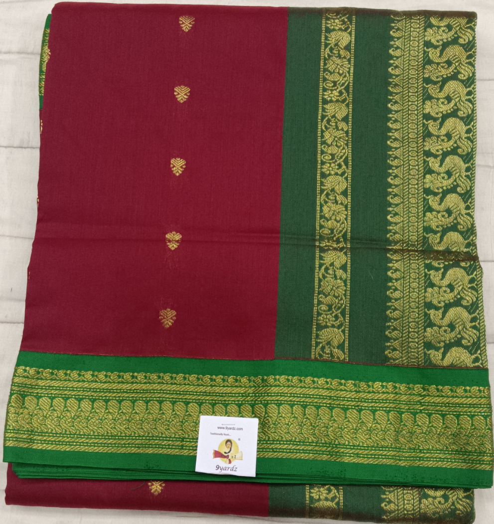 Kalyani Cotton Butta  9.5yardz