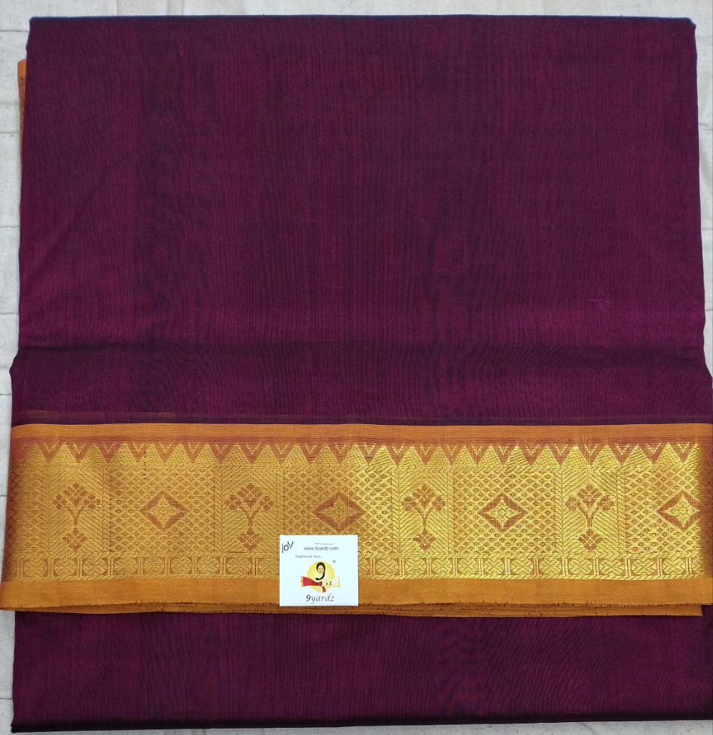 Pure silk cotton Plain 10yards madisar