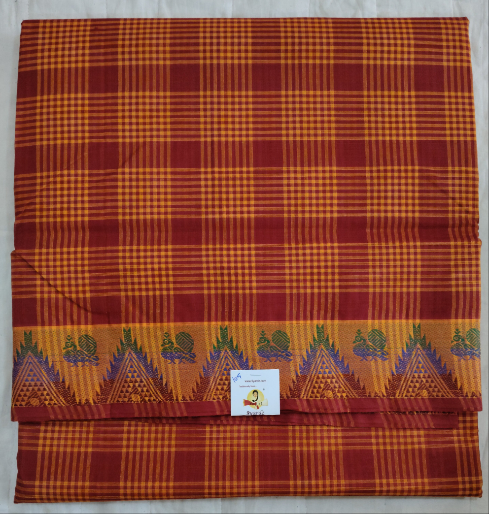 Chettinadu / Karaikudi cotton 10.5 yards madisar