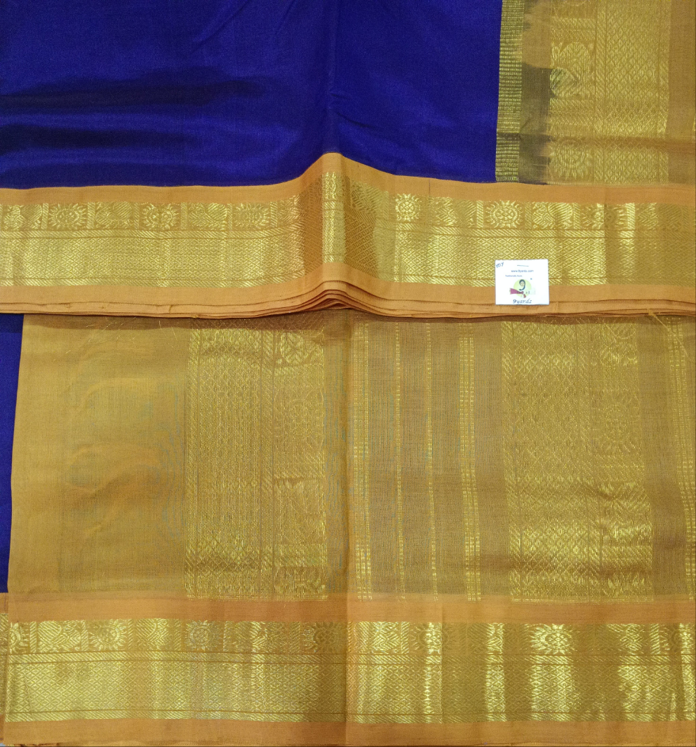 Pure silk cotton -Korvai 10yards madisar