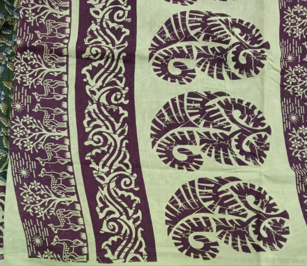 Sungudi cotton 10.5yards 49"