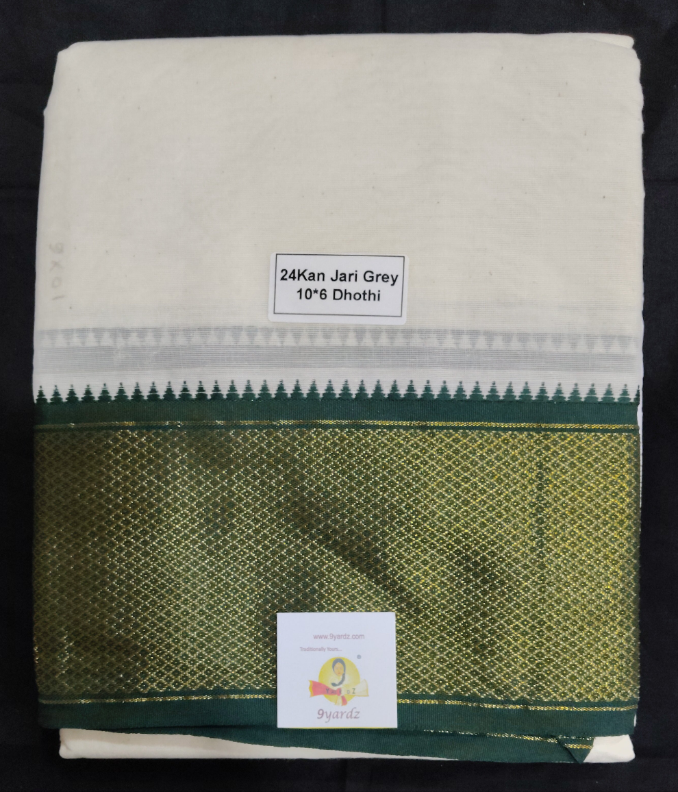 Cotton Dhothi Unbleached 10*6