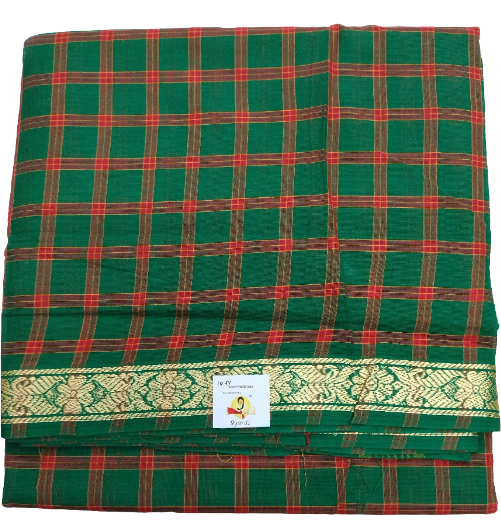 Chettinadu / Karaikudi cotton 10.5 yards madisar