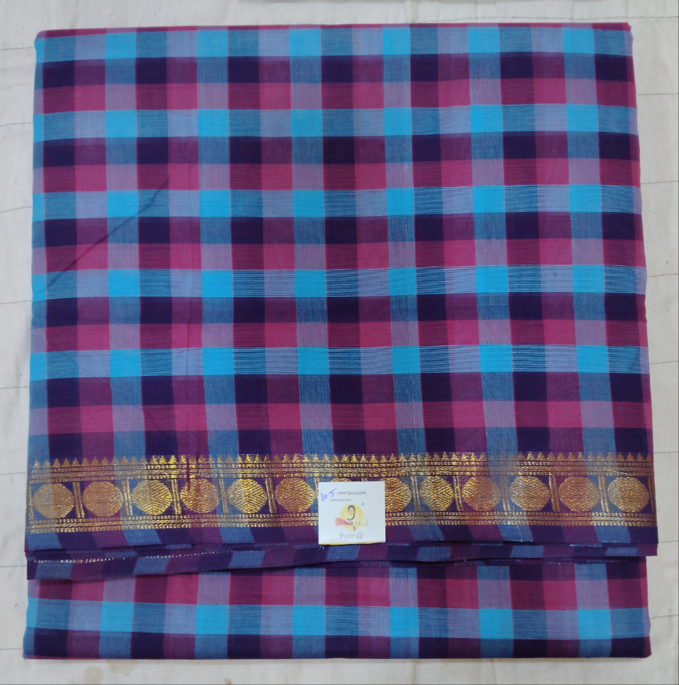 Chettinadu / Karaikudi cotton 10.5 yards madisar