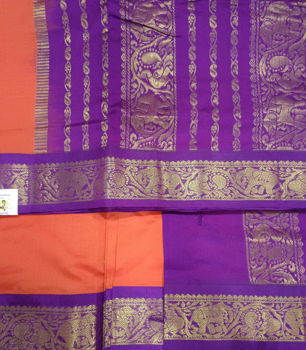 Semi Silk cotton Korvai Madisar