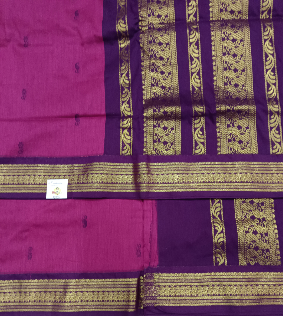 Kalyani Cotton Butta  9.5yardz