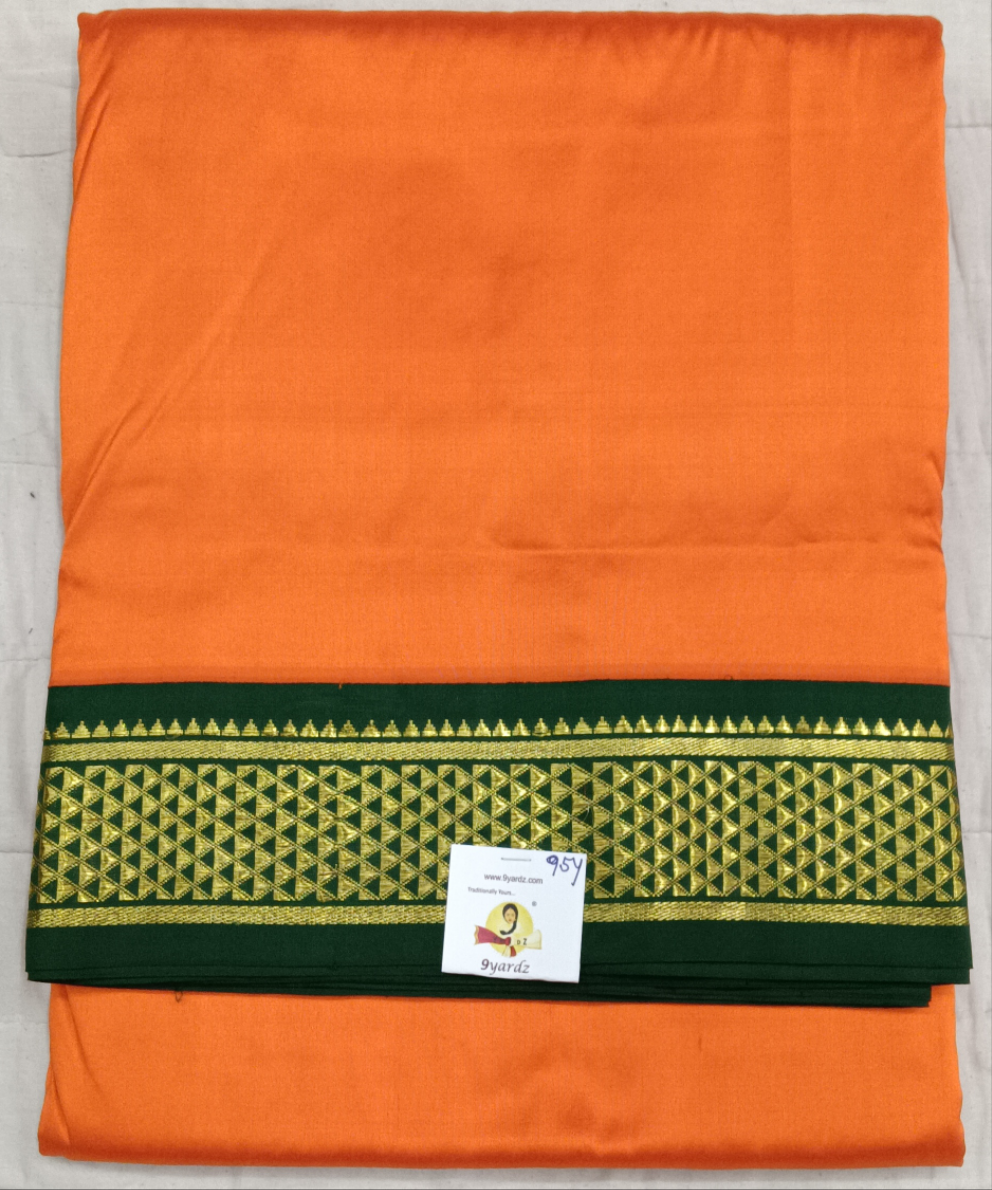 Pure silk 9.5yardz  saree
