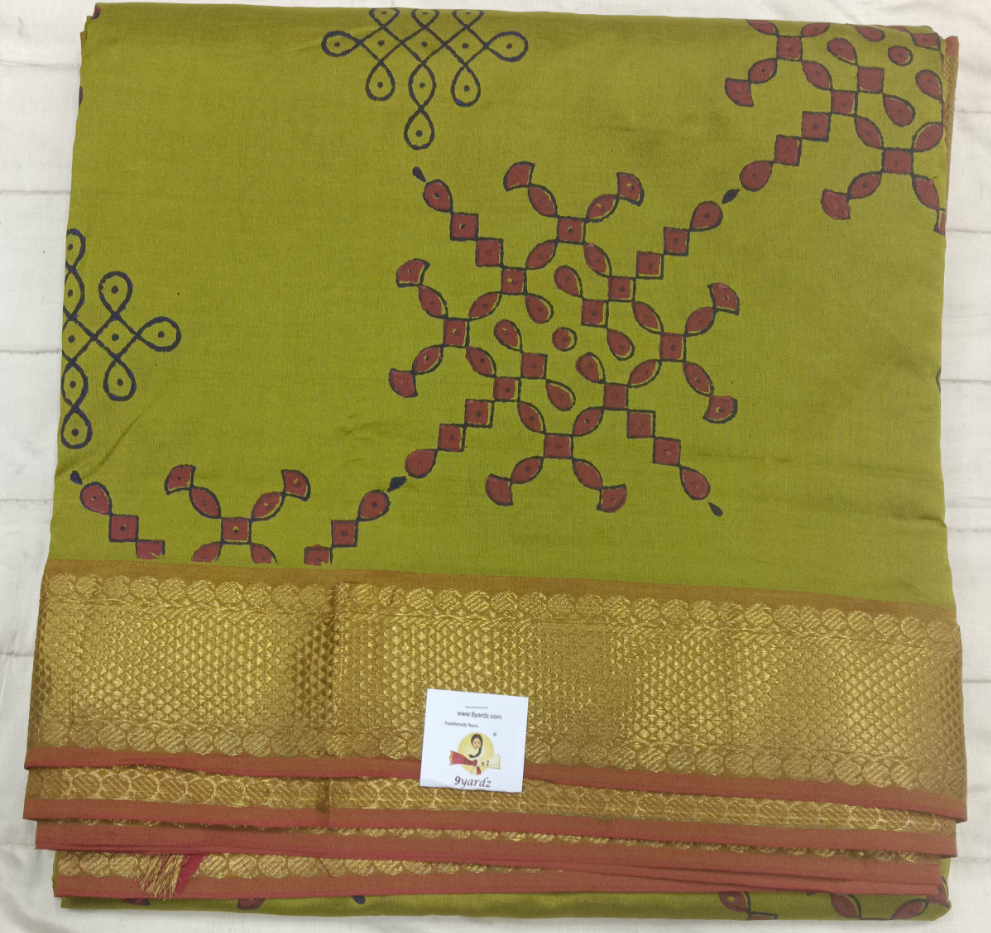 Semi Silk cotton printed Madisar