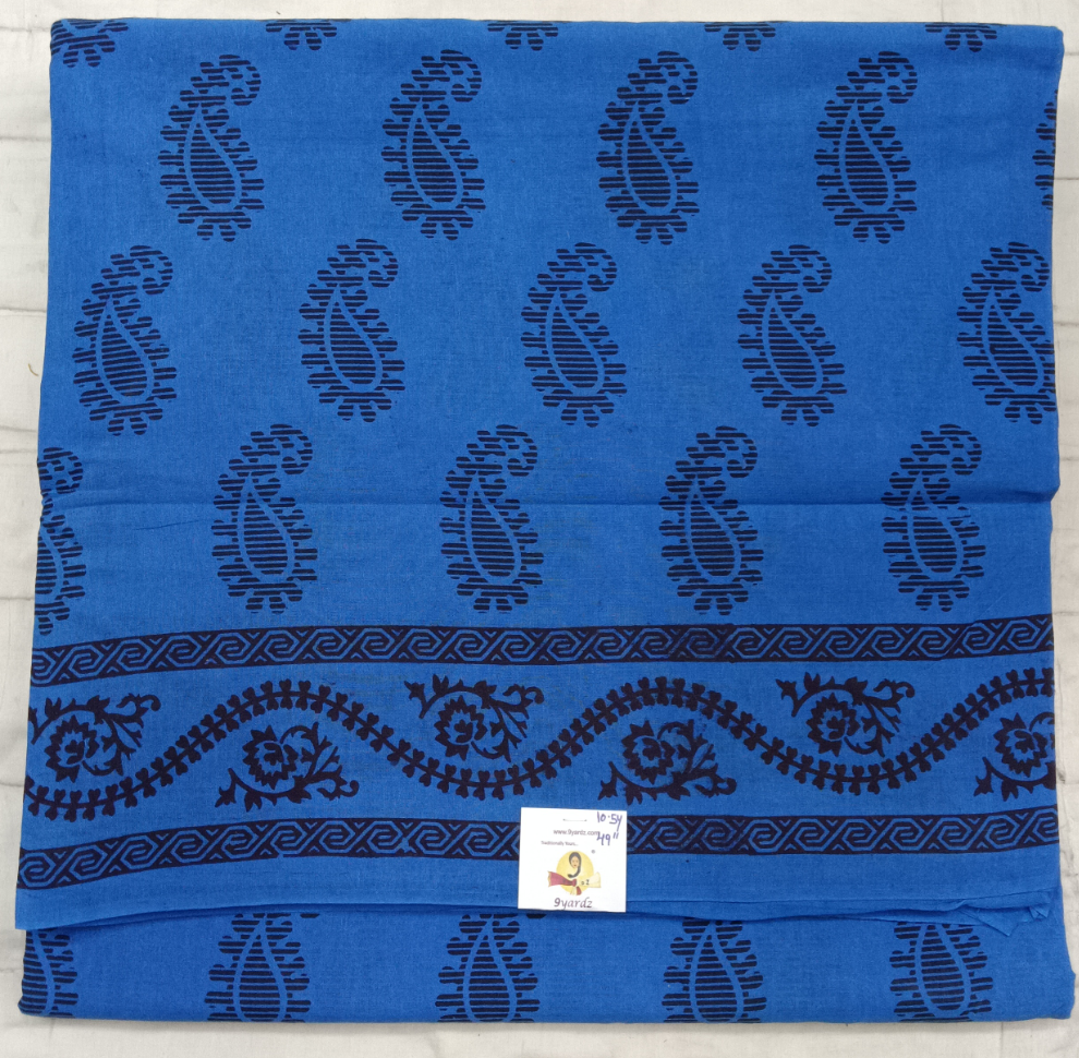 Sungudi cotton 10.5yards 49"