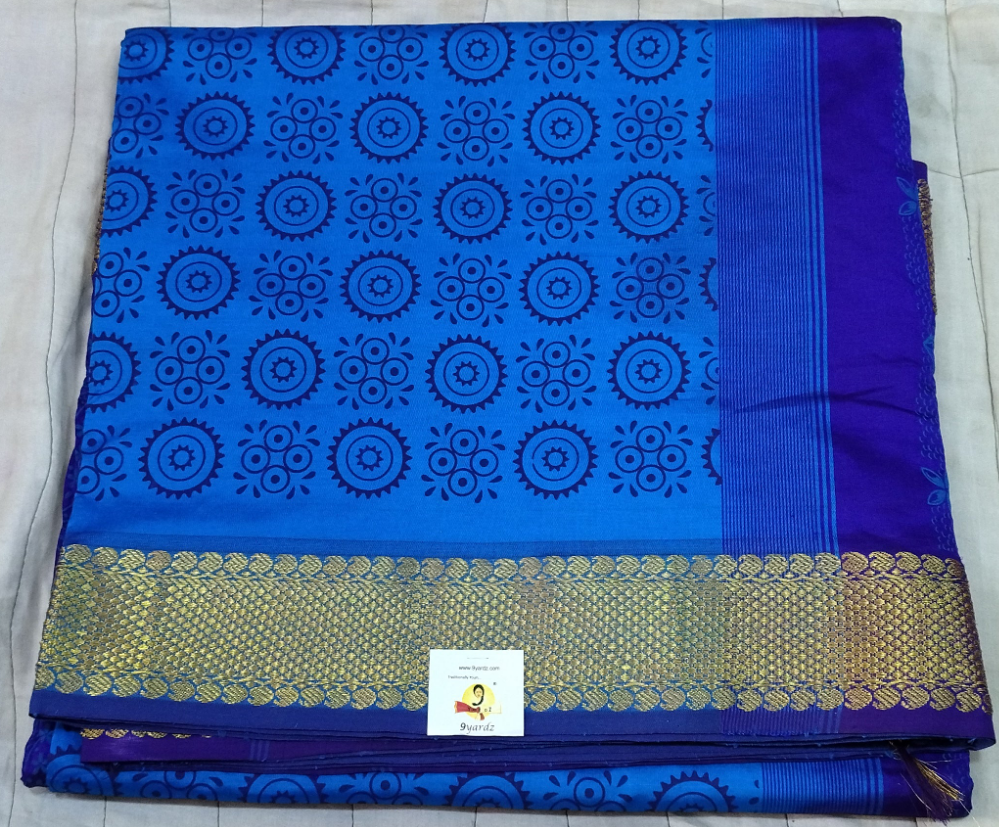 Semi Silk cotton printed Madisar