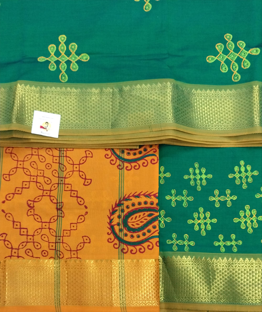 Semi Silk cotton printed Madisar