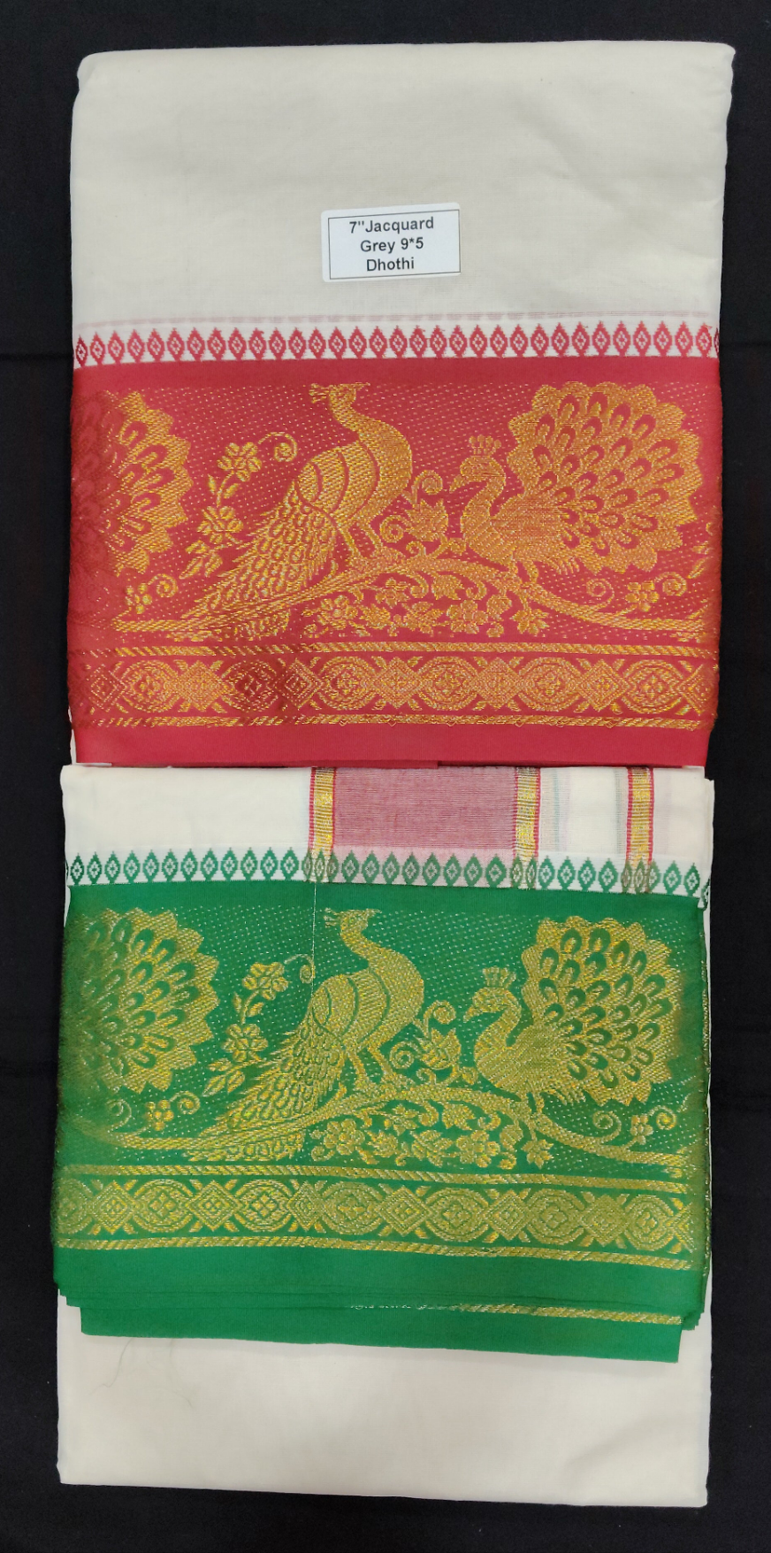 Cotton Dhothi Jacquard 9*5