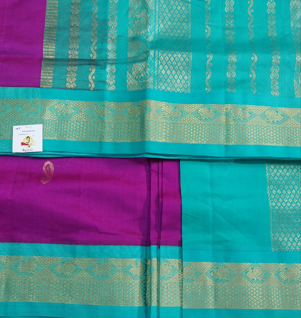 Semi Silk cotton Korvai Madisar