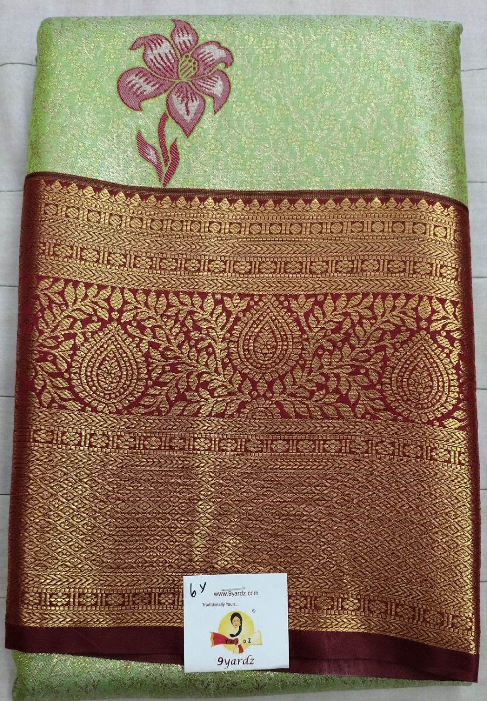 Art silk 6yardz sarees