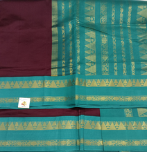 Load image into Gallery viewer, Semi Silk cotton Korvai Madisar