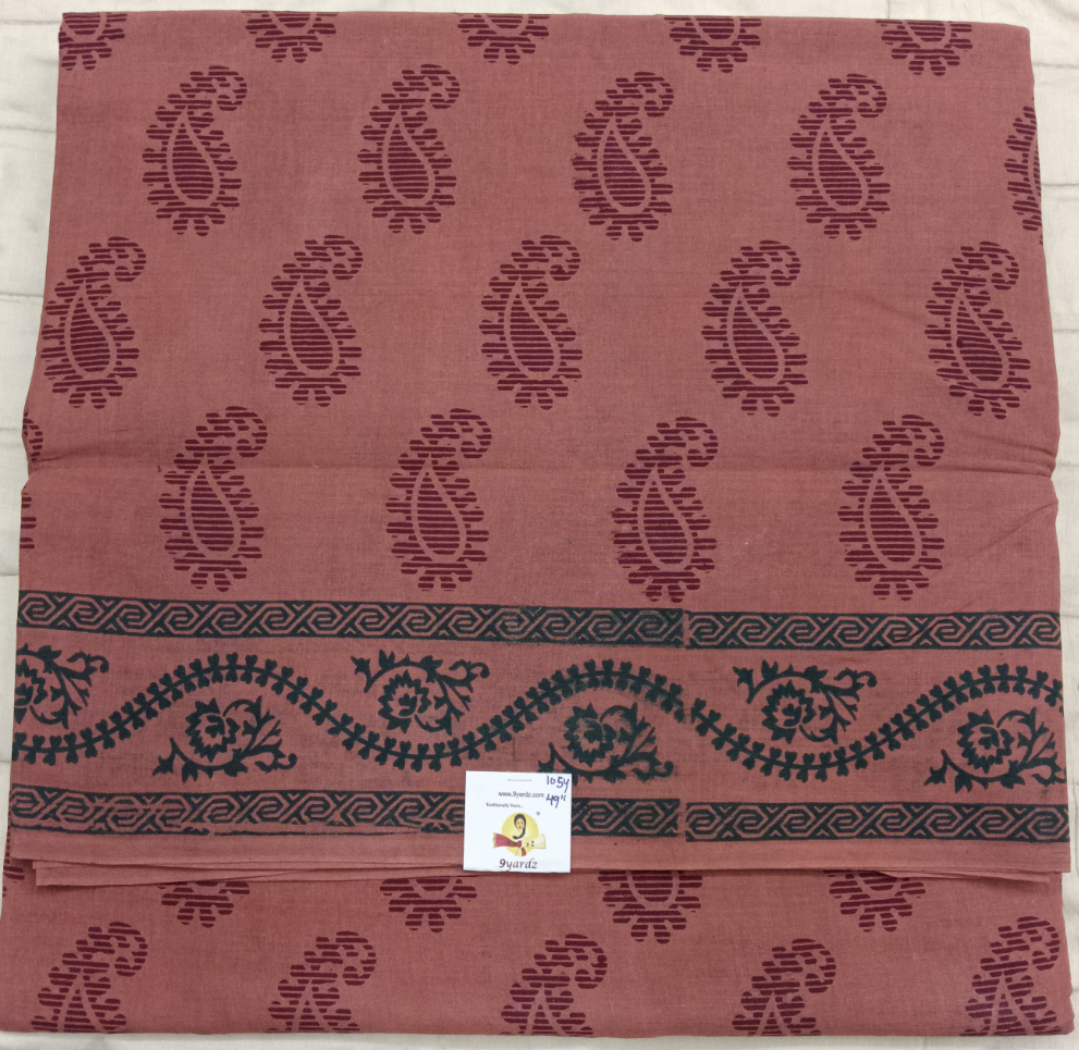 Sungudi cotton 10.5yards 49"