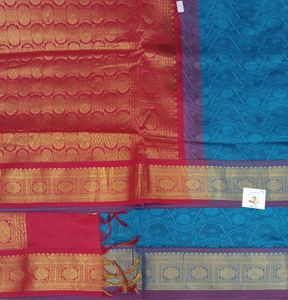 Semi Silk cotton Embossed Madisar