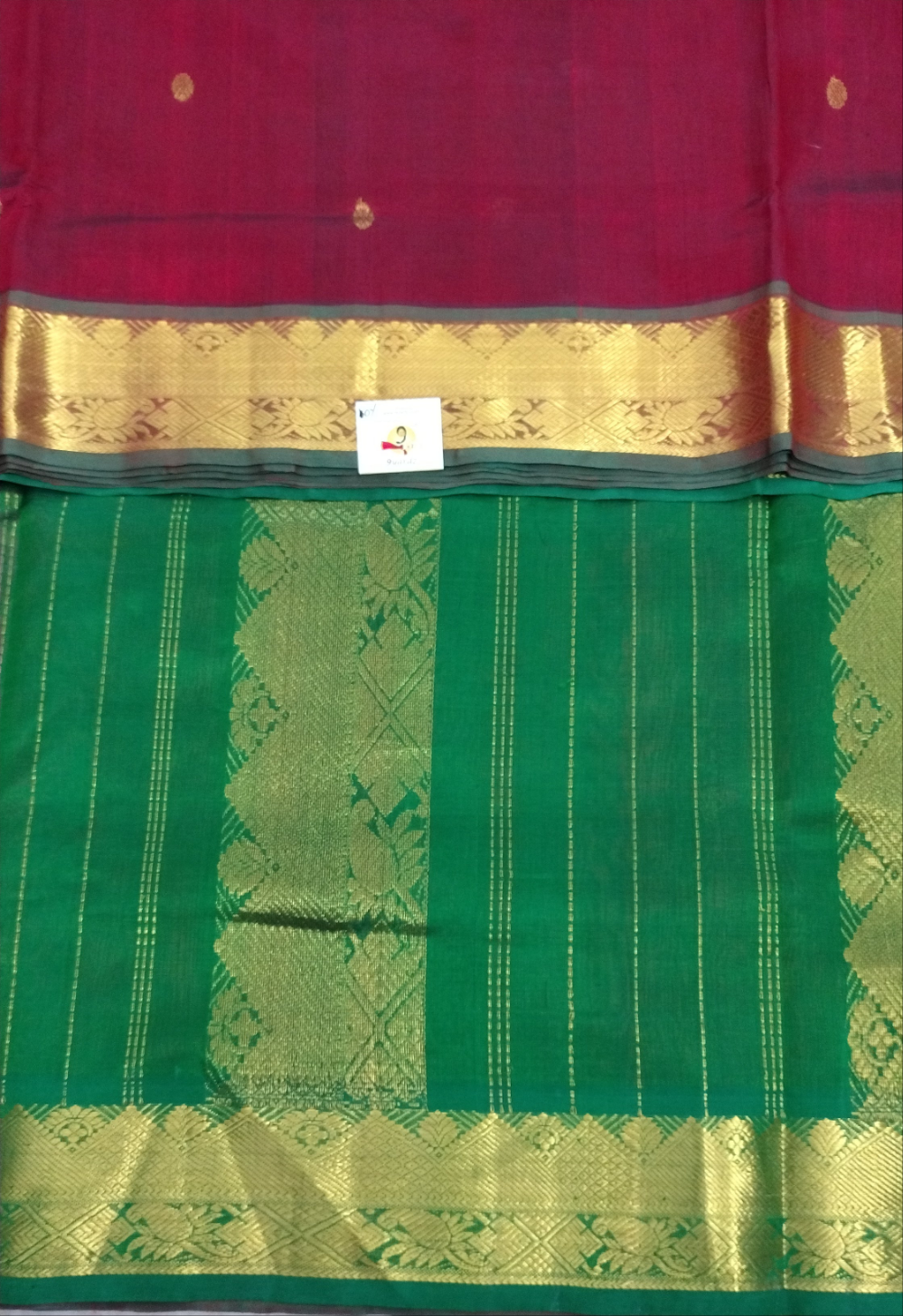 Pure silk cotton Butta 10yards madisar