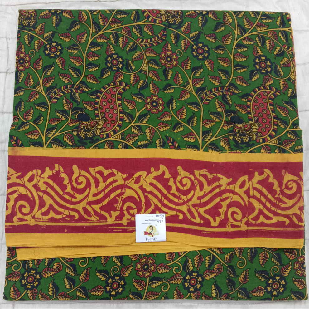 Sungudi cotton 10.5yards 49"