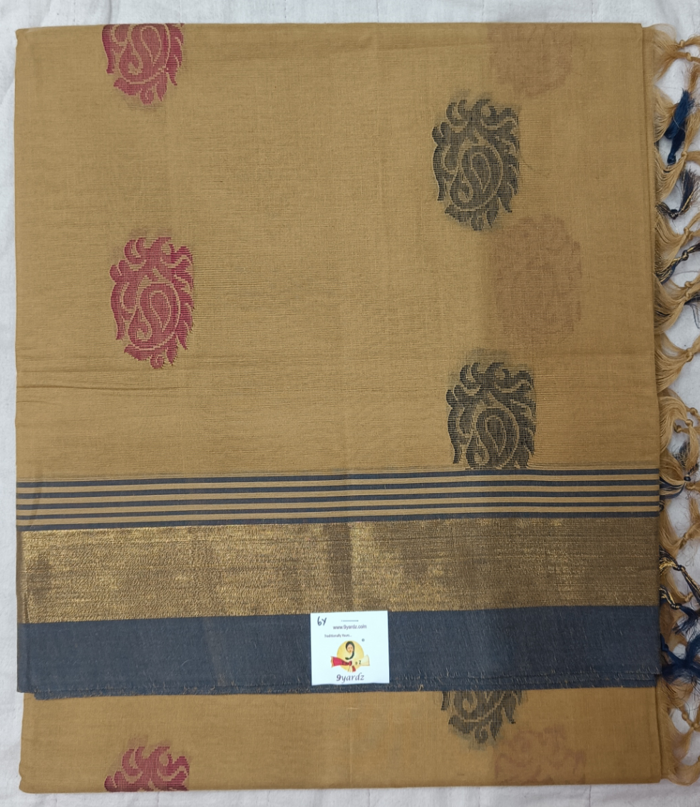 Chettinadu cotton Embossed 6 yardz