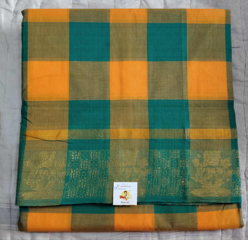 Chettinadu / Karaikudi cotton 10.5 yards madisar
