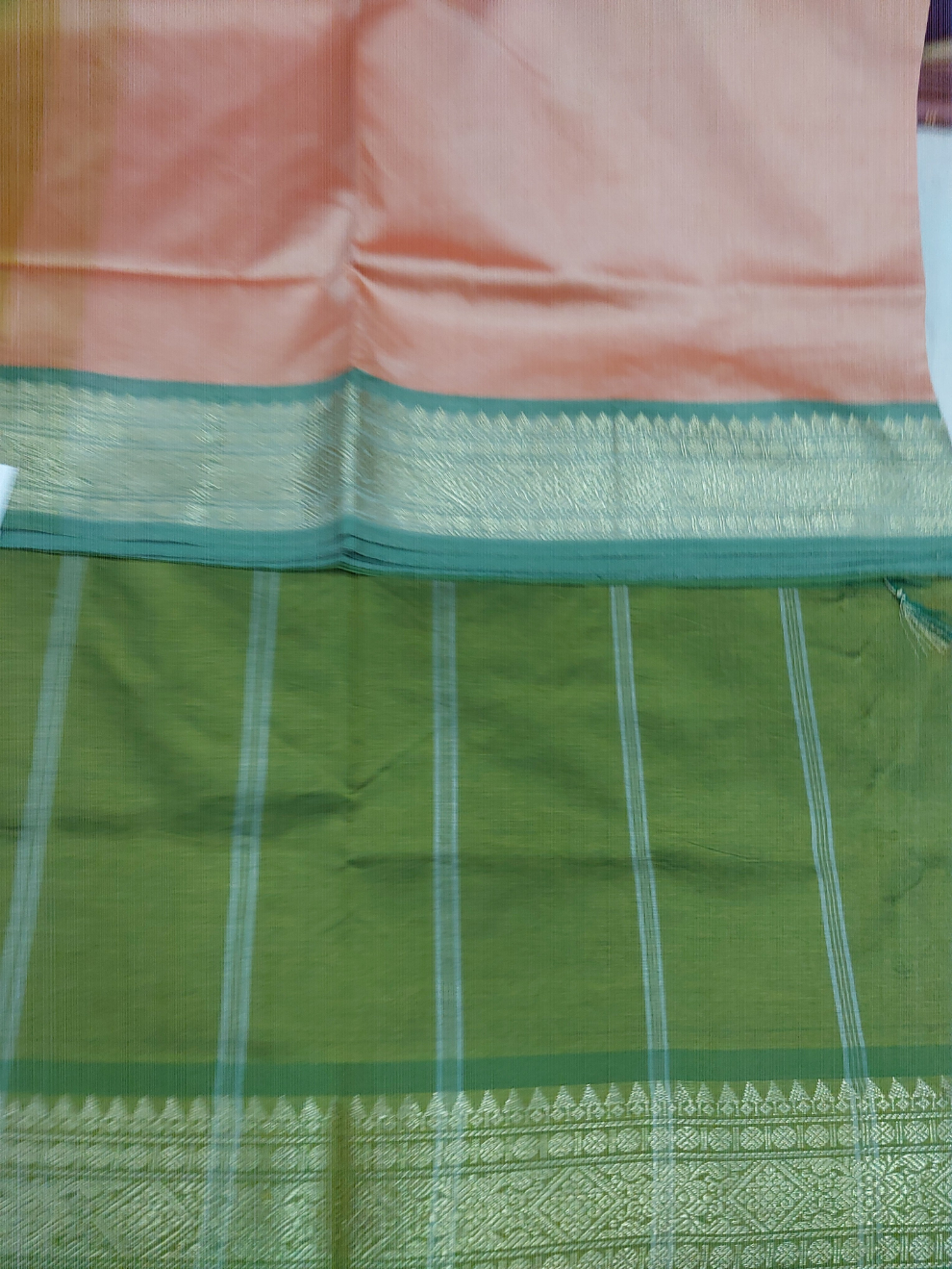 Semi silk Plain 6Yards