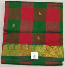 Load image into Gallery viewer, Pure silk cotton- pazhum pazhamum kattam with butta, 10yards (madisar)