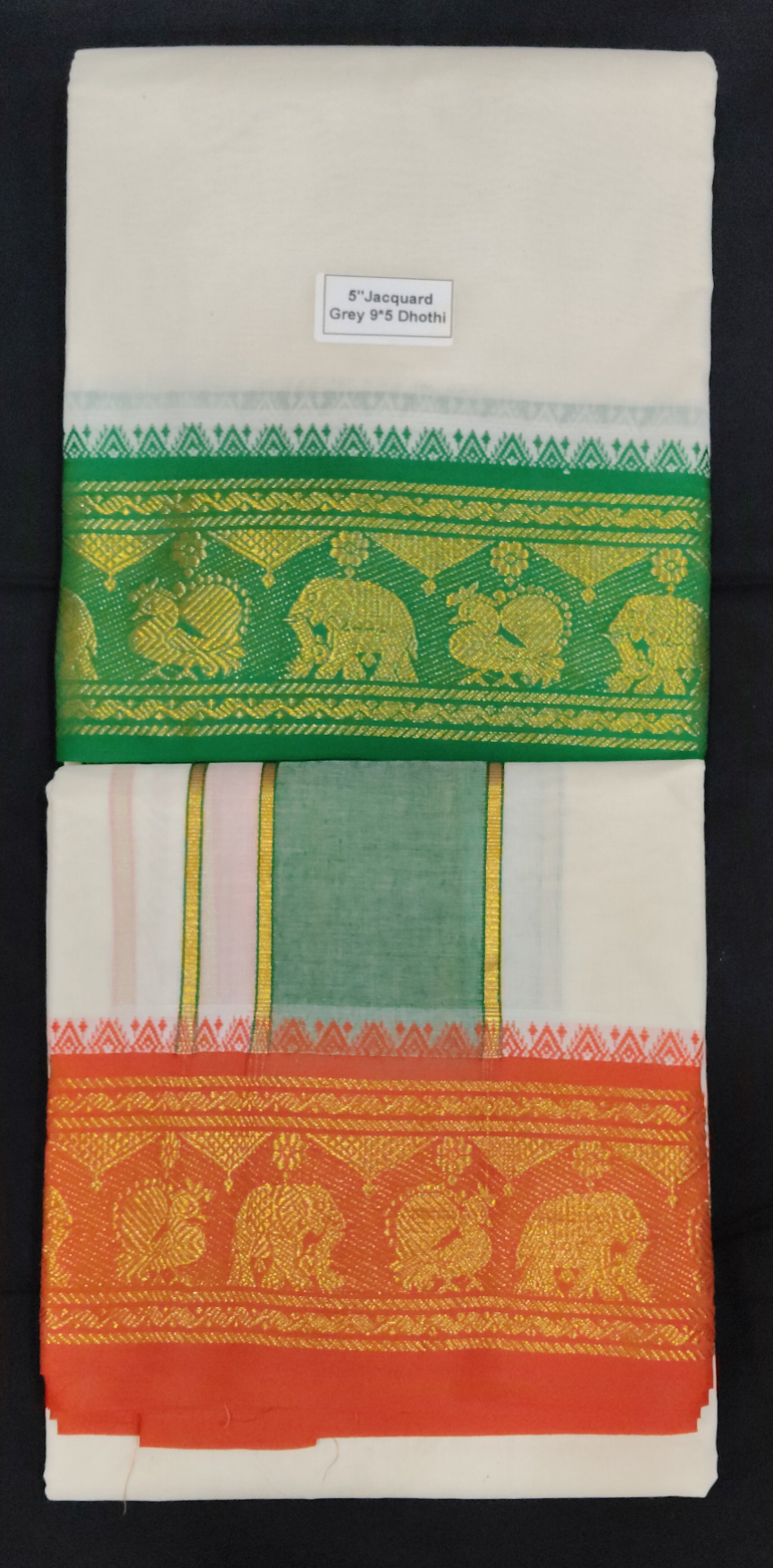 Cotton Dhothi Jacquard 9*5