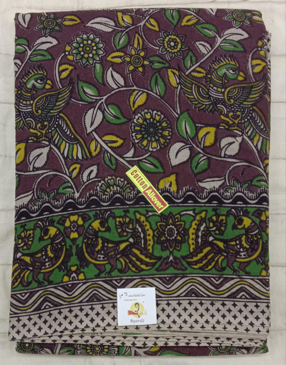 Kalamkari Printed Cotton Madisar