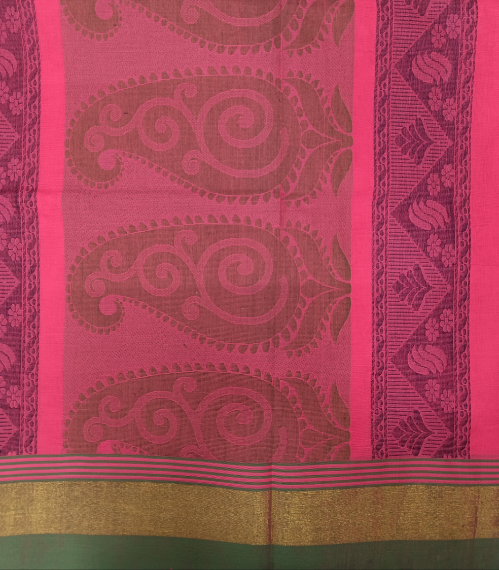 Chettinadu cotton Embossed 6 yardz