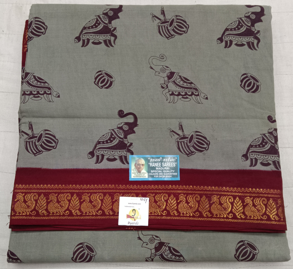 Ranee voyal saree 10.5yardz(9.5mtrs)