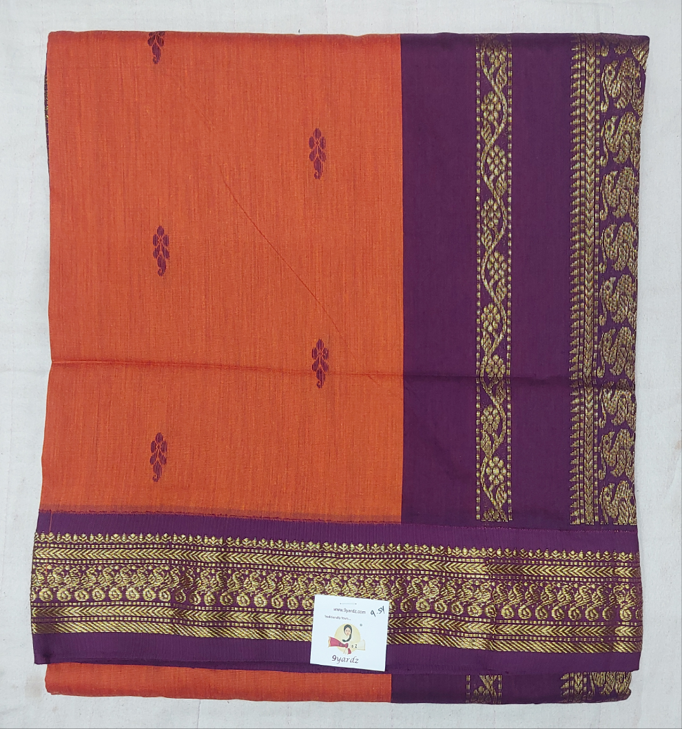 Kalyani Cotton Butta  9.5yardz