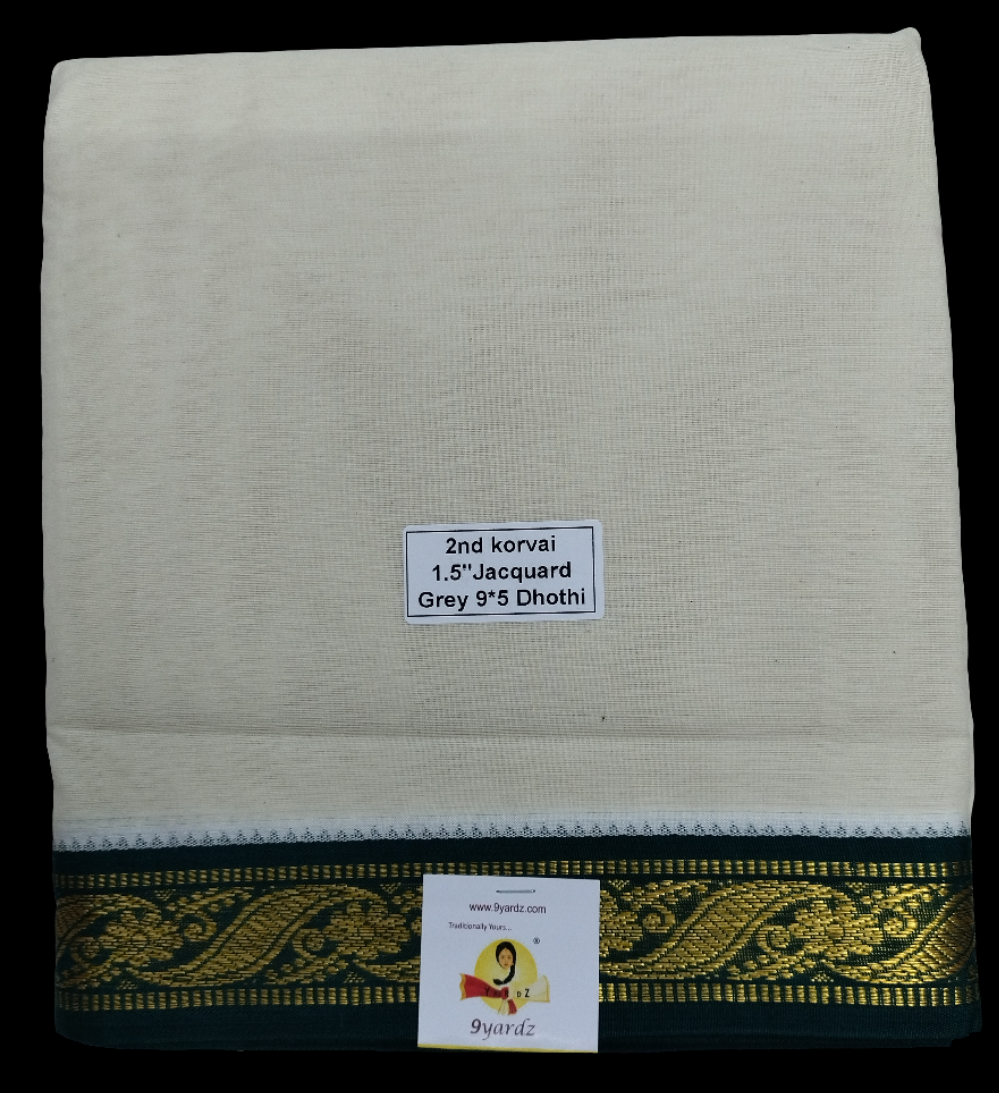 Pure cotton Muhurtham dhoti 9*5