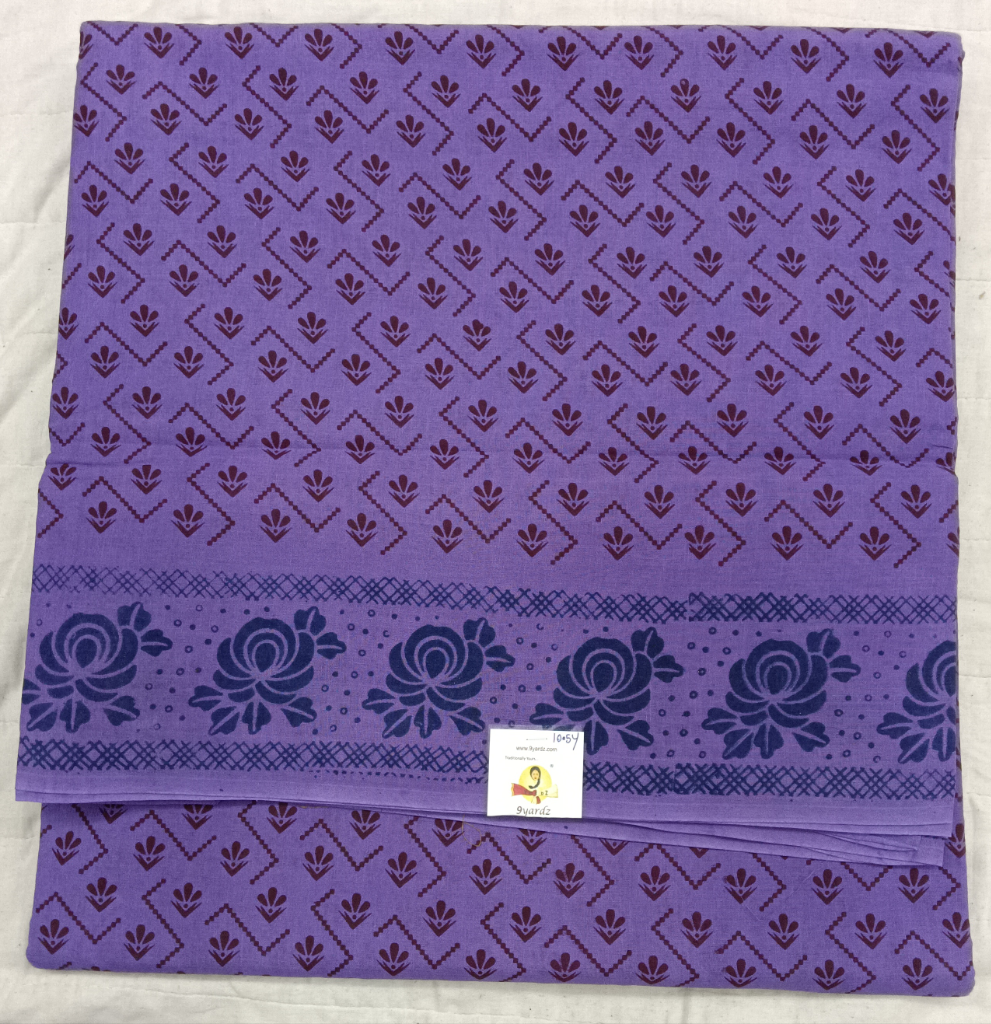 Sungudi cotton 10.5yards 49"