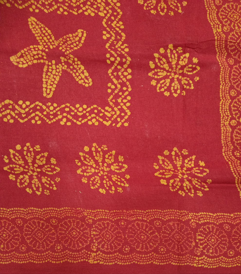 Sungudi cotton 10.5yards 49"