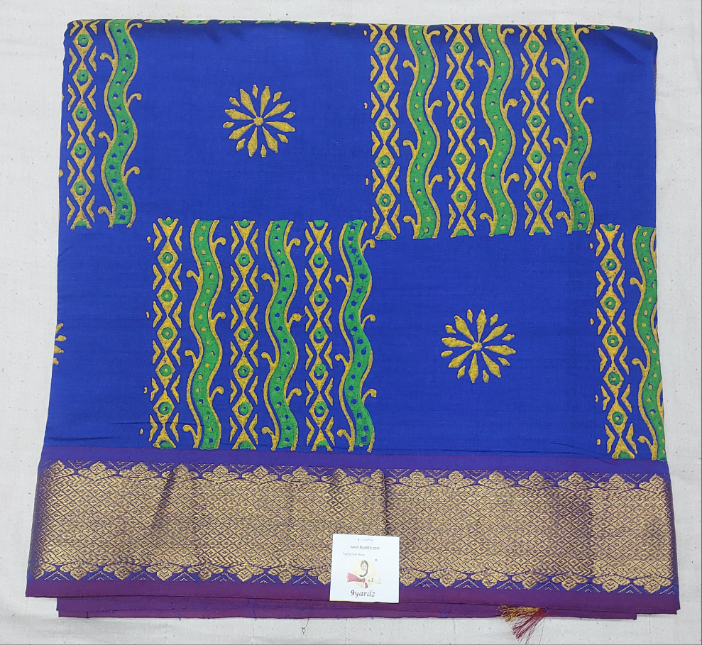 Semi Silk cotton printed Madisar