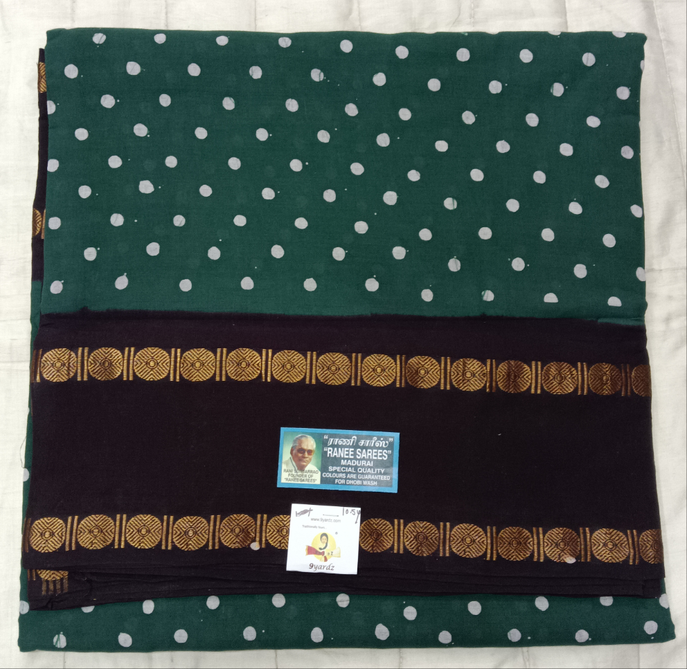 Ranee voyal saree 10.5yardz(9.5mtrs)