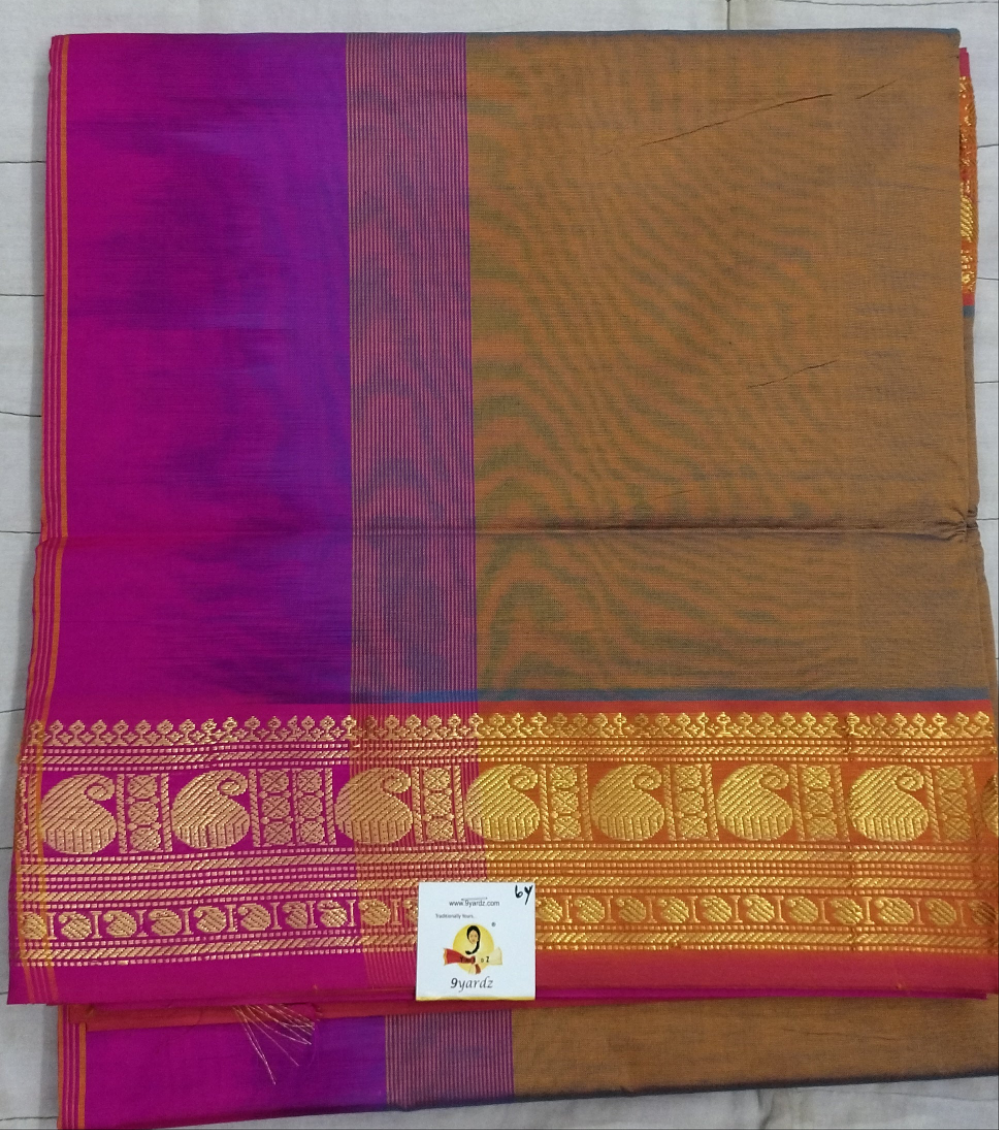 Semi silk Plain 6Yards