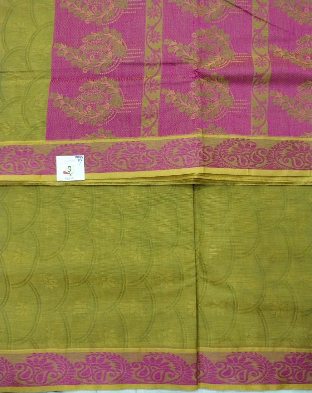 Rich Cotton Embossed madisar 11.5 yards