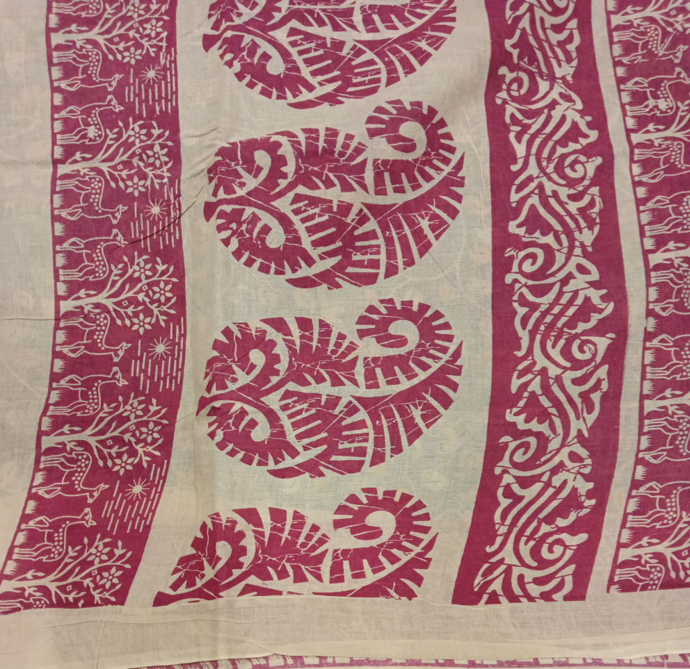 Sungudi cotton 10.5yards 49"