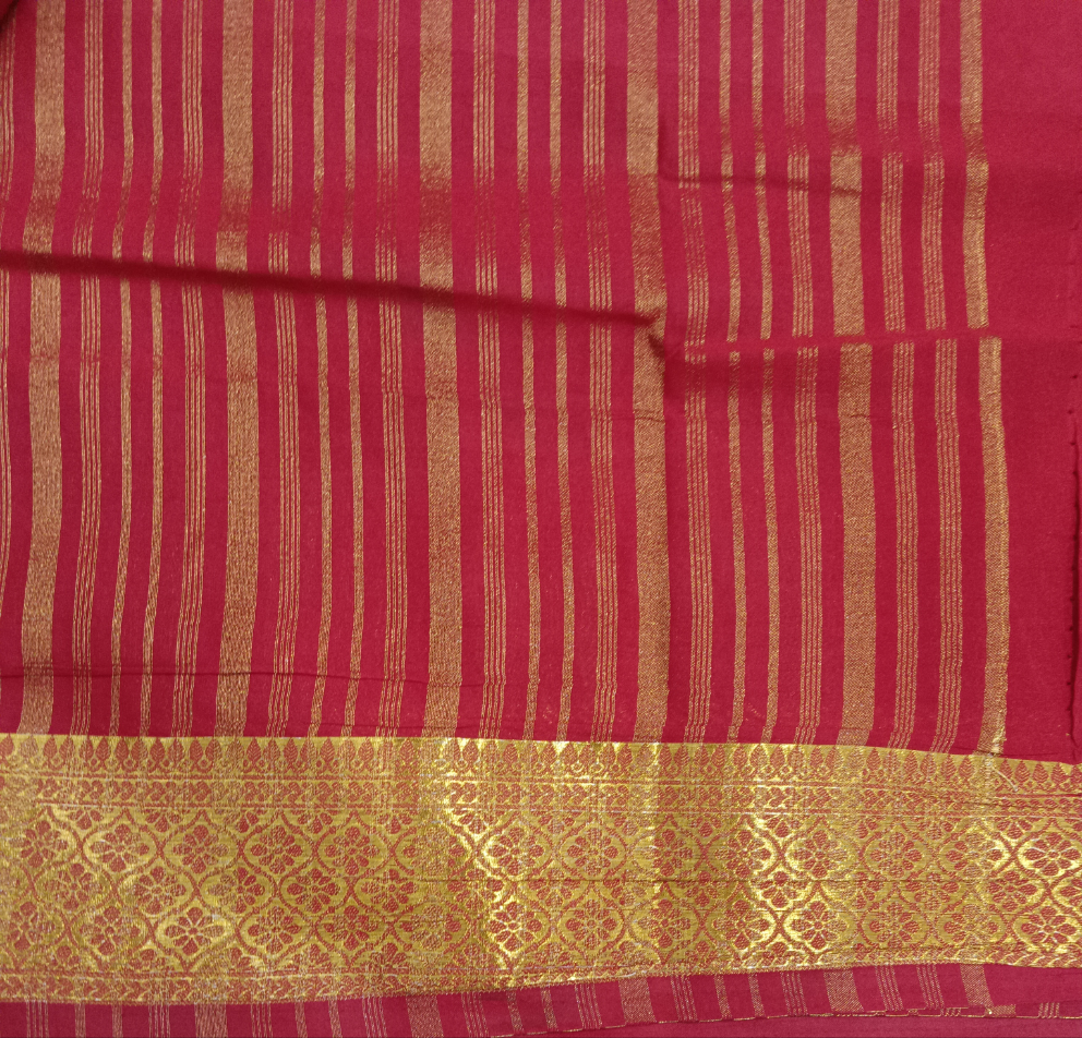 Mysore crepe silk (synthetic)
