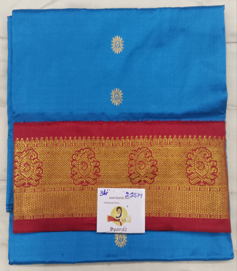Pattu Pavadai Pure silk 34"