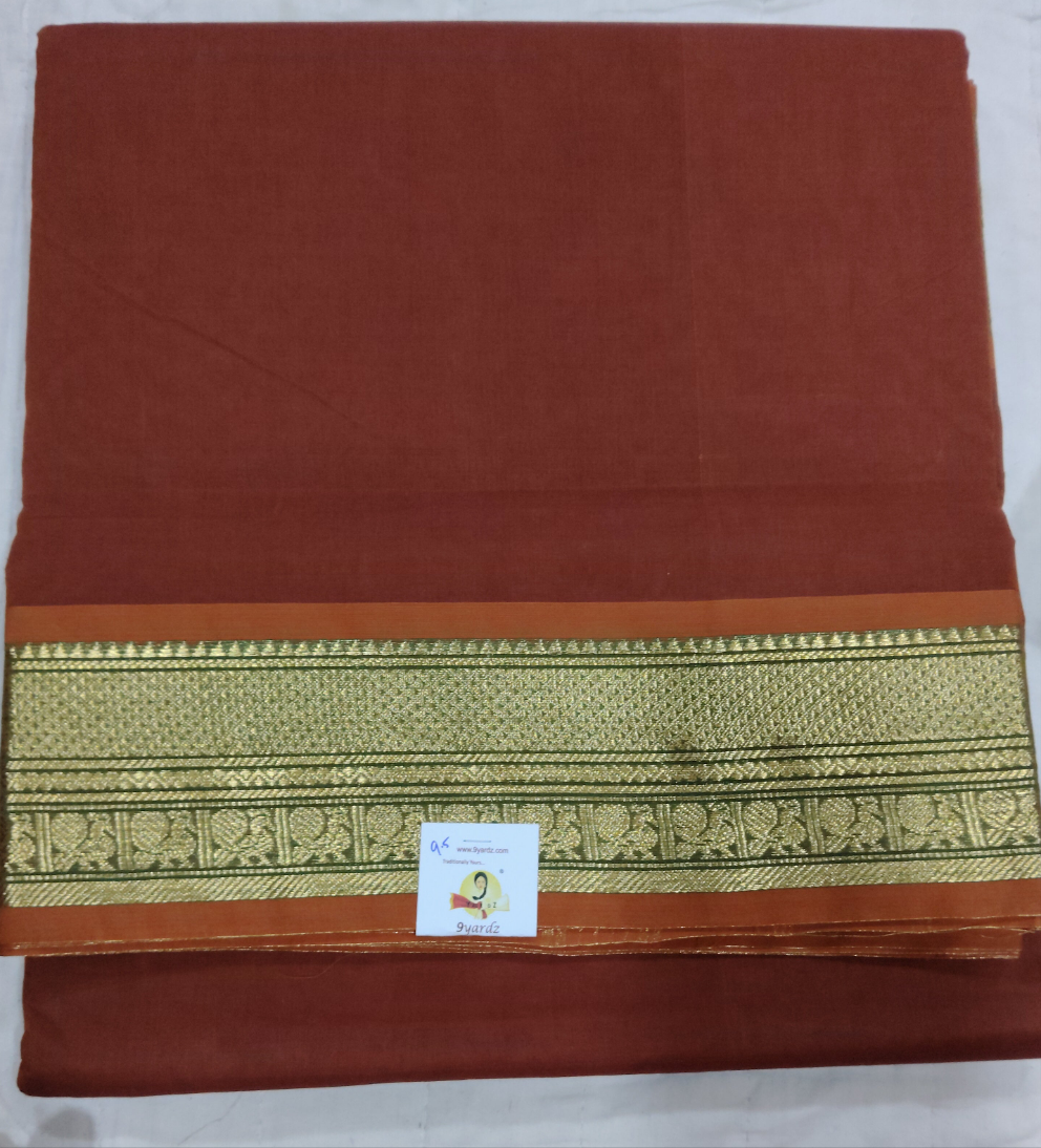 Chettinadu / Karaikudi cotton 9.5yards madisar