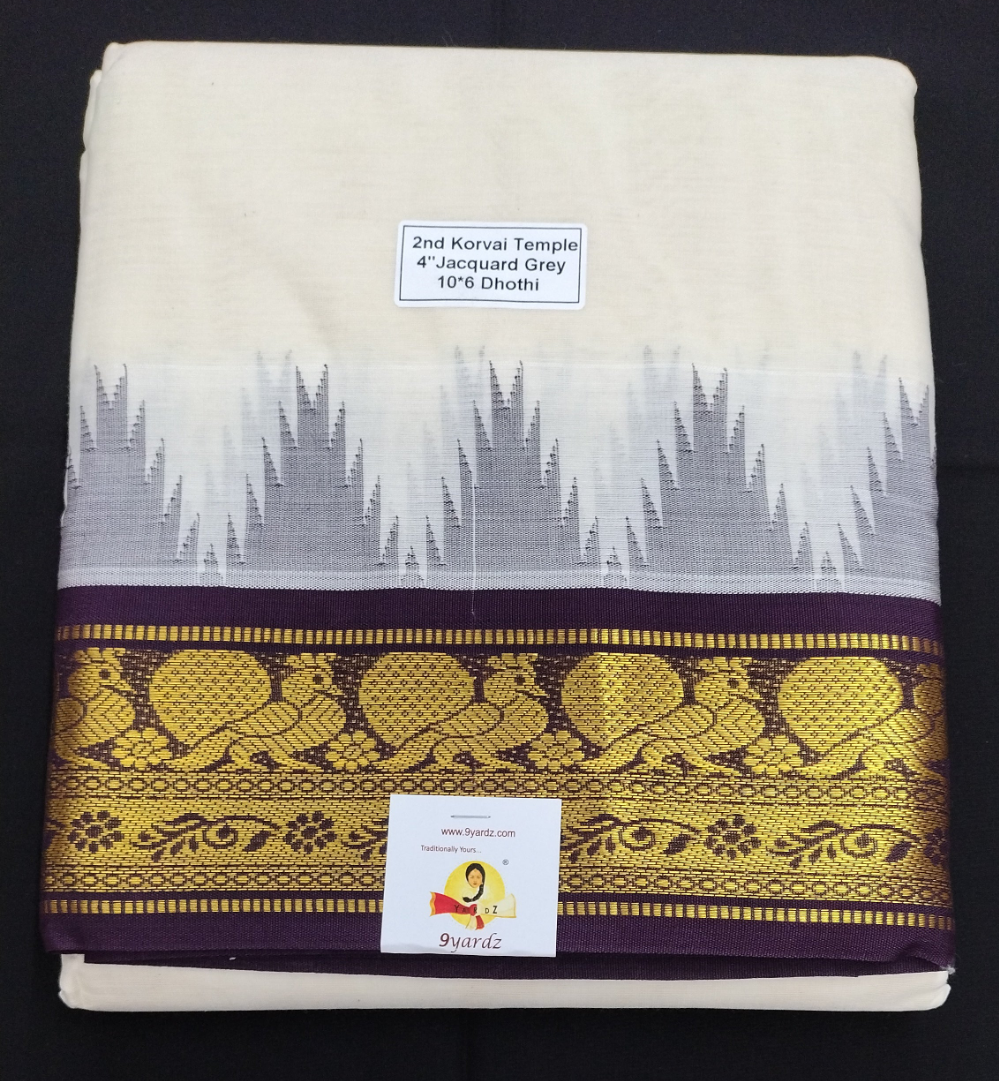 Pure cotton Muhurtham dhoti 10*6